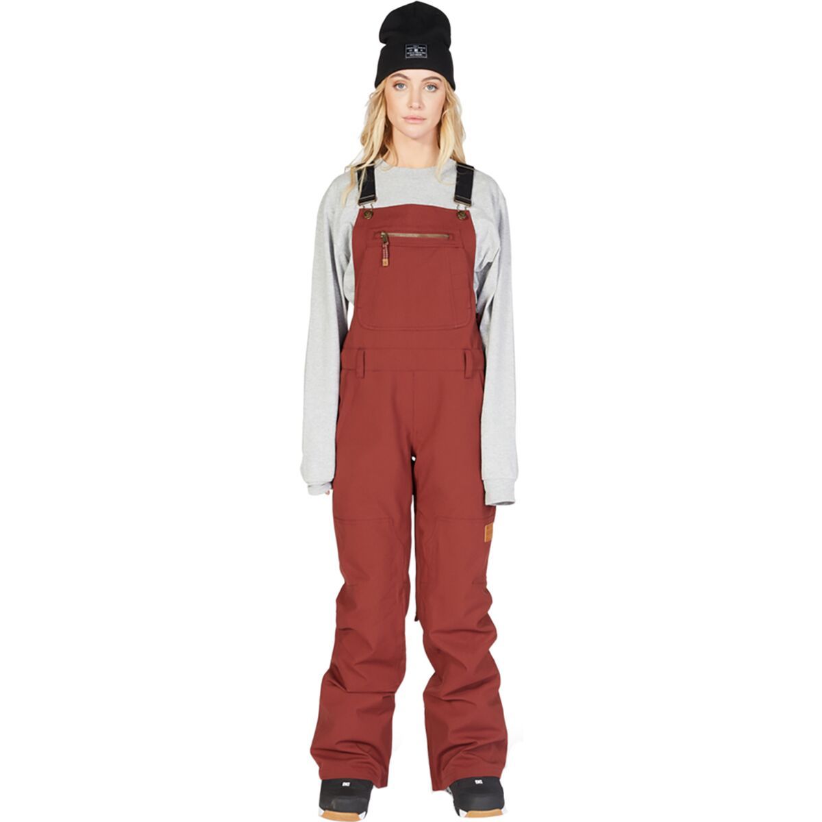 DC Women's Crusade Bib Pant in Cathay Spice - Size: XL