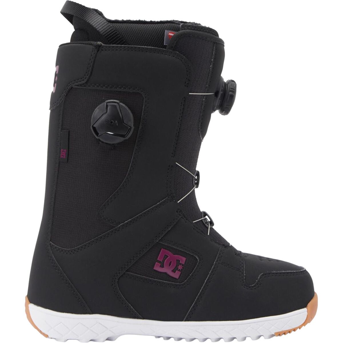 DC Women's Phase BOA Pro Snowboard Boot - 2024 in Black / Purple - Size: 7