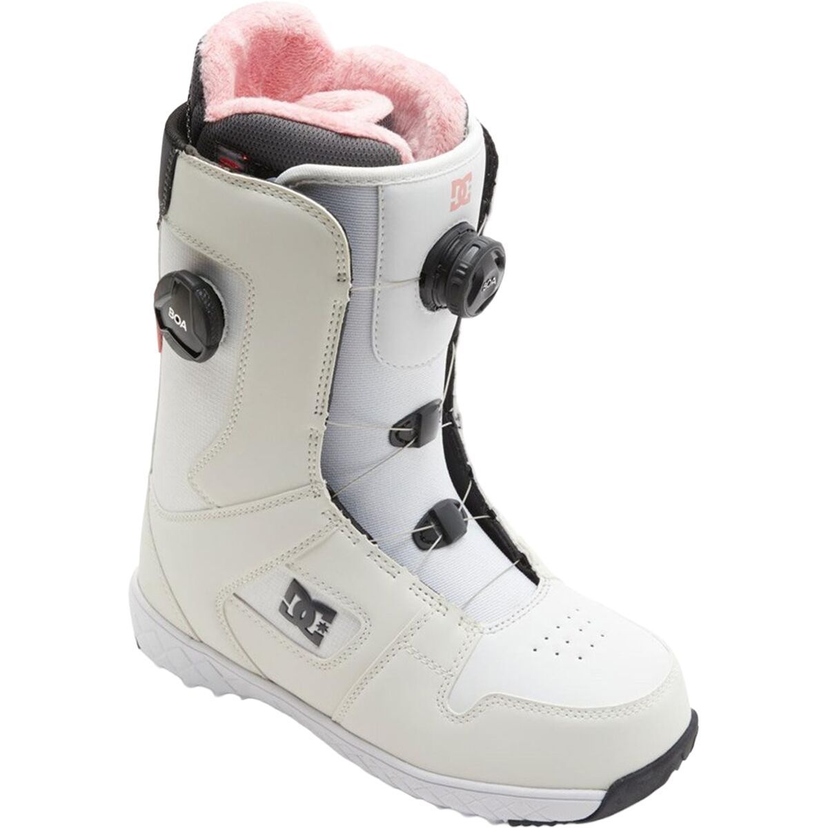 DC Women's Phase BOA Pro Snowboard Boot - 2025 in White / Battleship - Size: 8