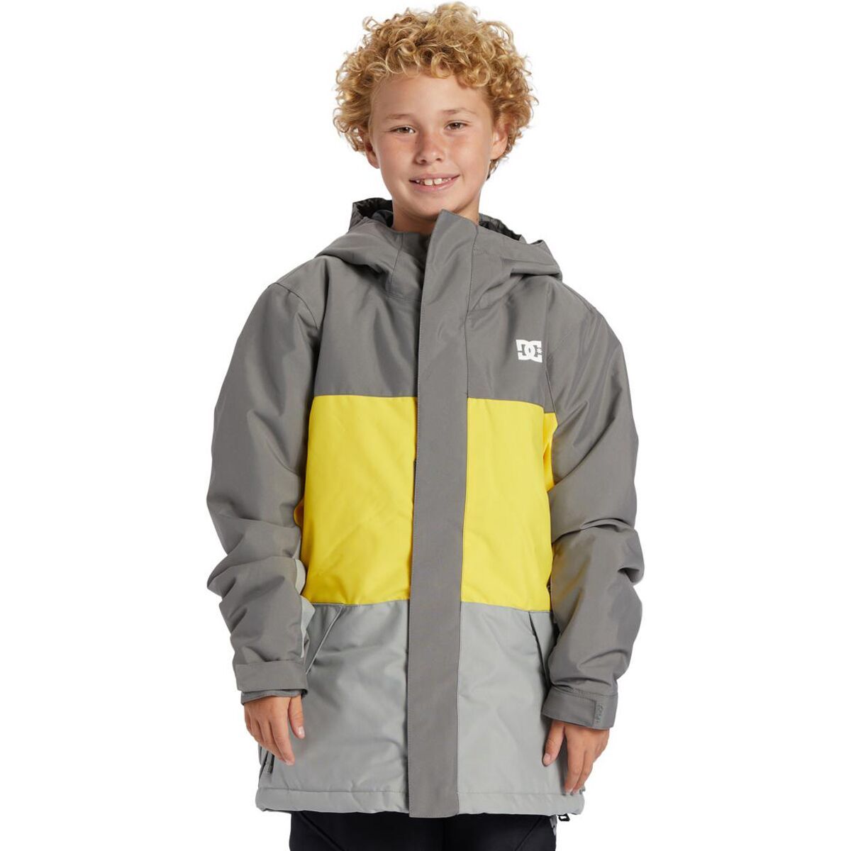 DC Boy's Defy Jacket - 2024 in Pewter - Size: S(10)