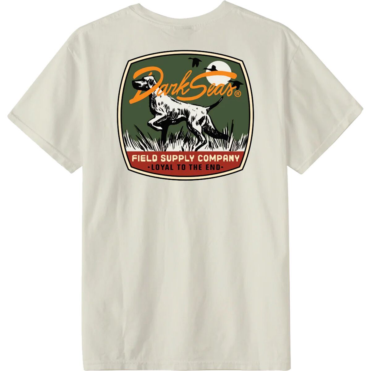 Dark Seas Men's Pointer T-Shirt in Antique White - Size: Small
