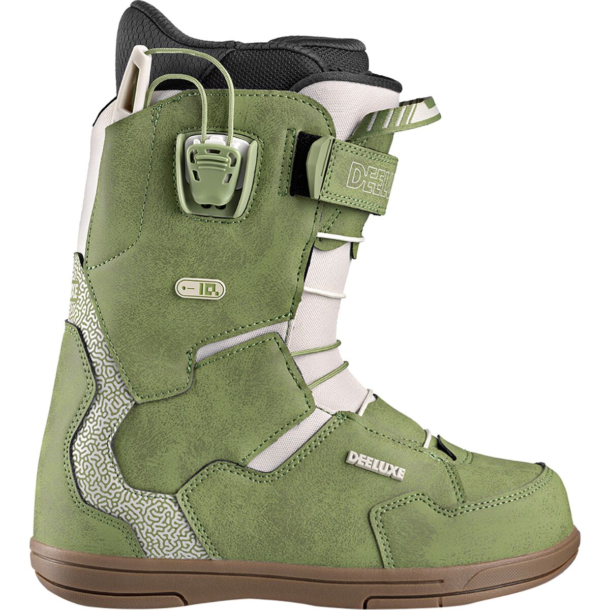 Deeluxe Deeluxe Women's Team ID Lara Snowboard Boot - 2025 in Green - Size: 23 - $149.48 at Steep and Cheap
