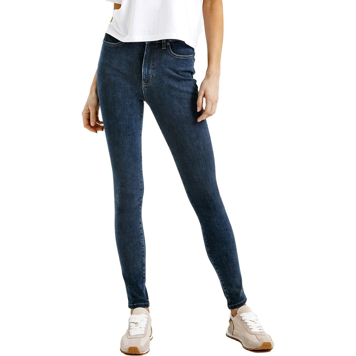 DU in ER Women's Four Way Flex Denim High Rise Skinny Pant - Size: 25x28