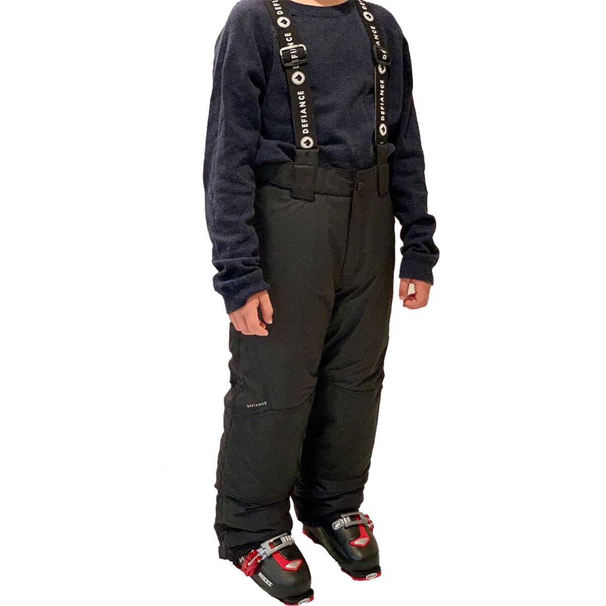 Defiance Utah Bib Snow Pant - Kids' in Black - Size: 8