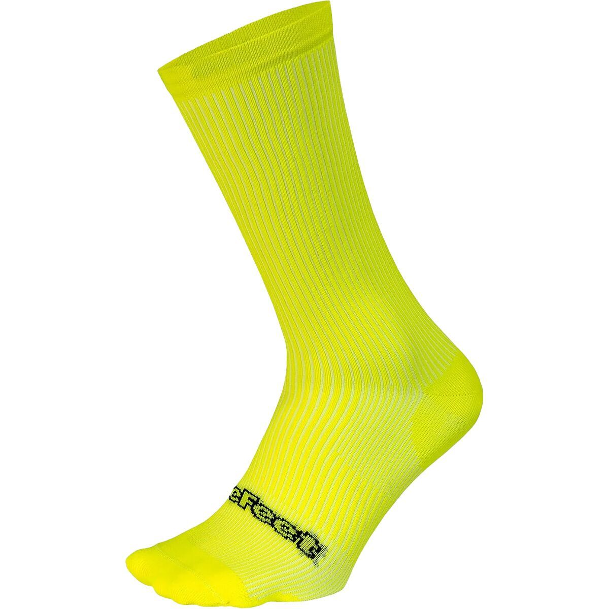 DeFeet Evo 8in Disruptor Sock in Neon Yellow - Size: Small