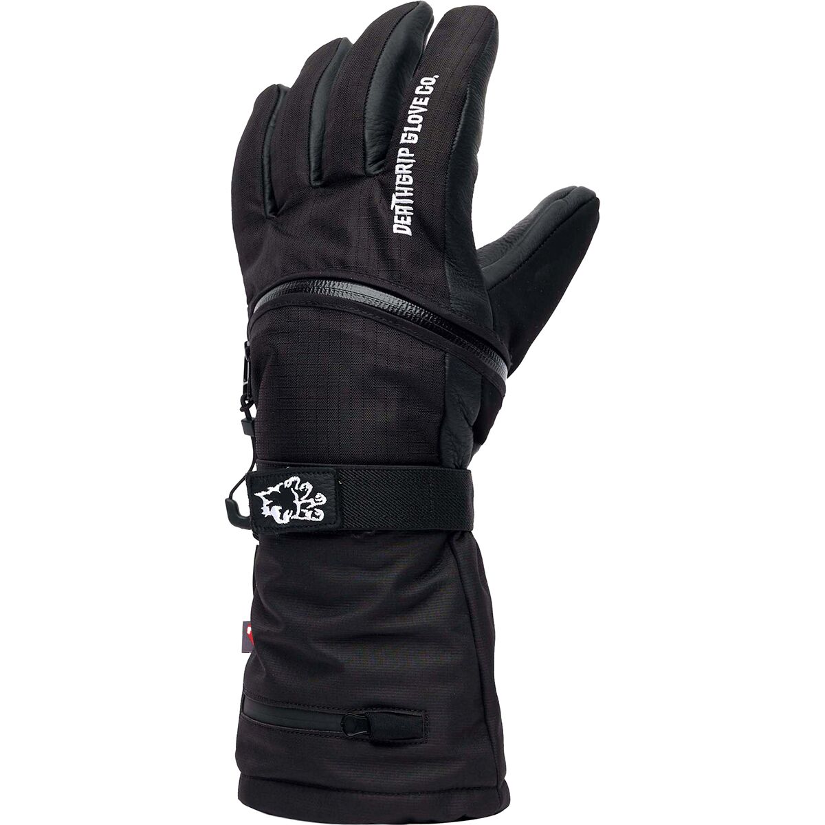Deathgrip Glove Co. Werewolf Long Cut Glove in Black - Size: Large