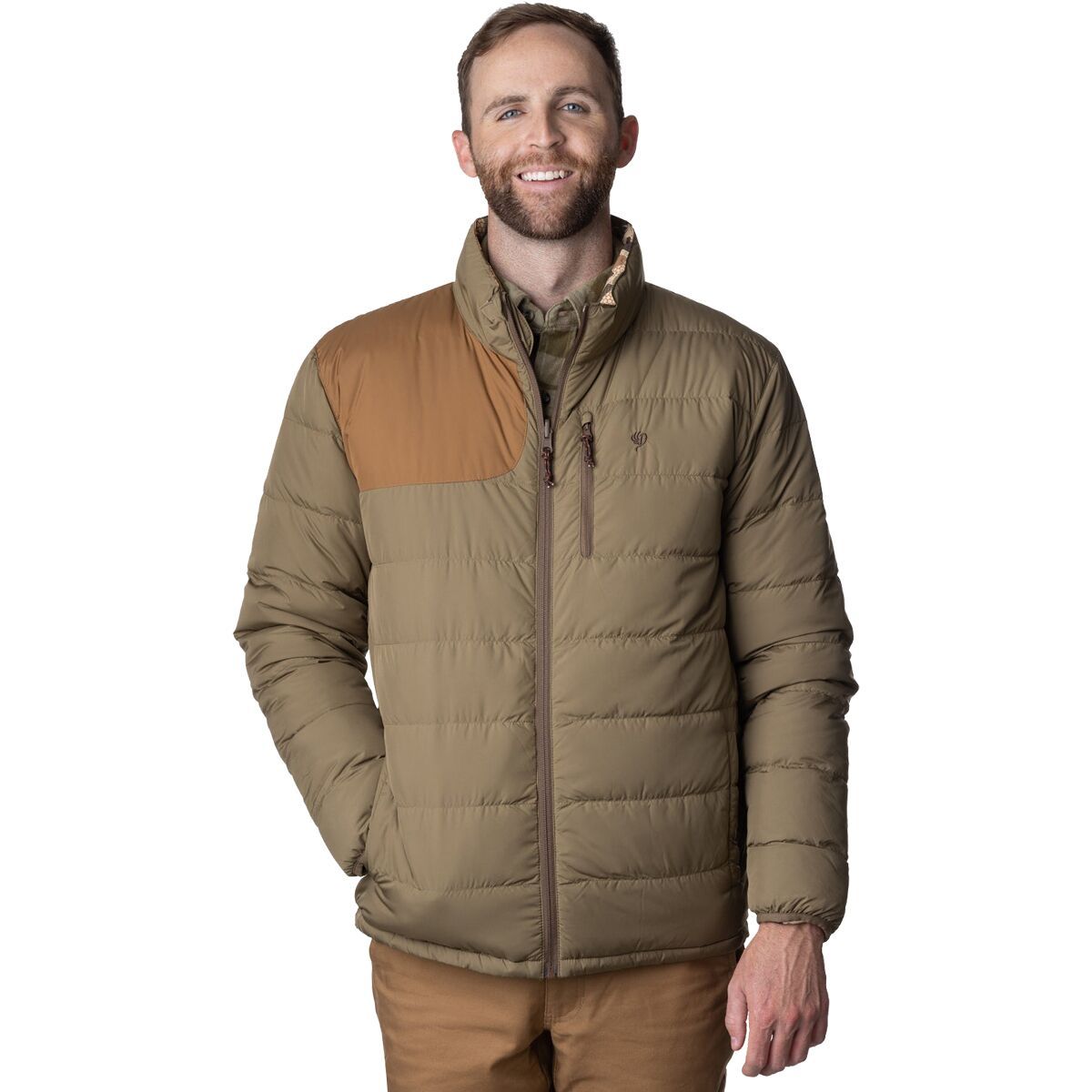 Duck Camp Men's DryDown Reversible Jacket in Pintail / Midland 2.0 - Size: XL