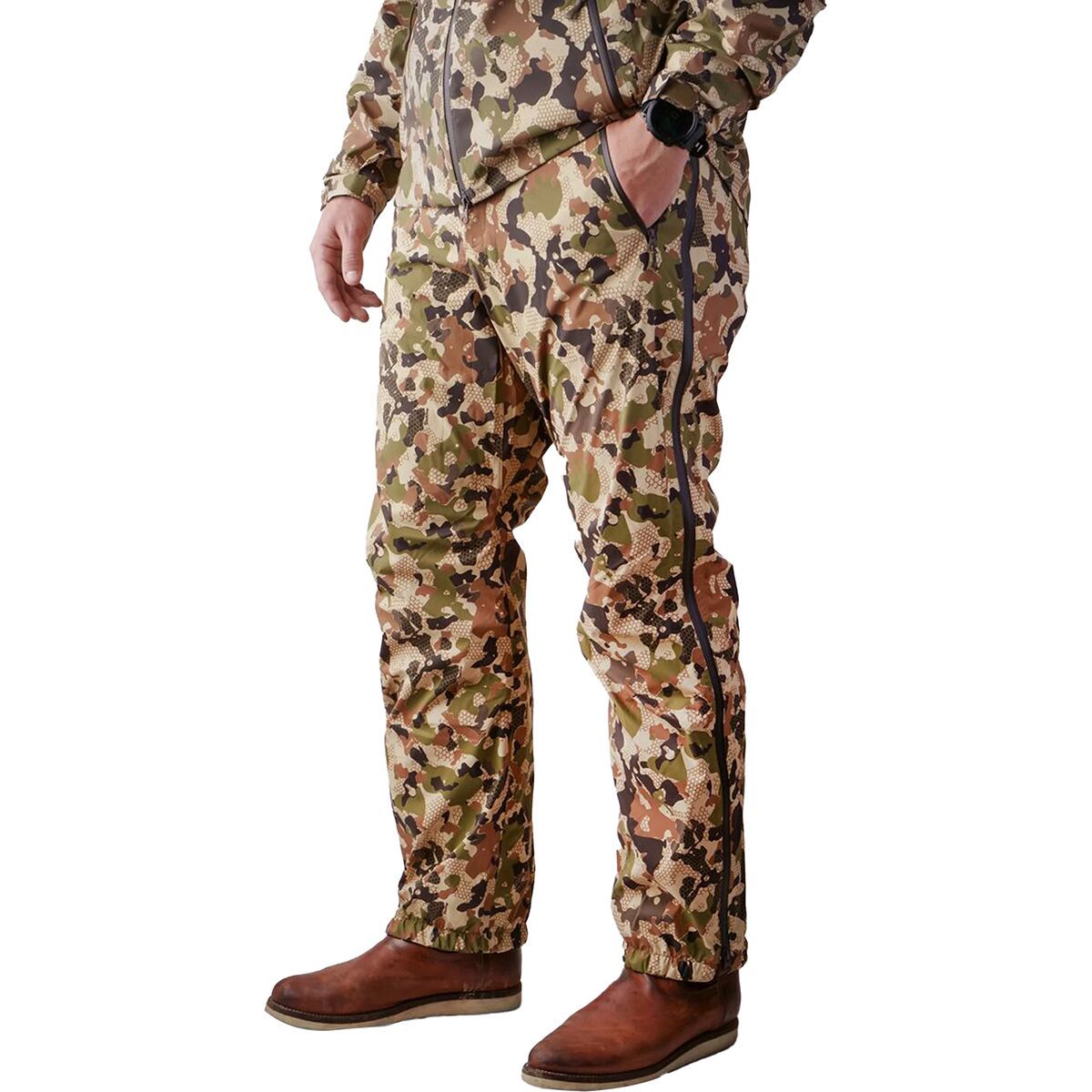 Duck Camp Men's 3L Ultralight Rain Pant in Wetland - Size: Small