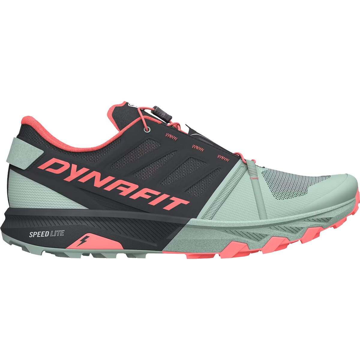 Dynafit Women's Alpine Pro 2 Trail Running Shoe in Jadelite / Black Out - Size:
