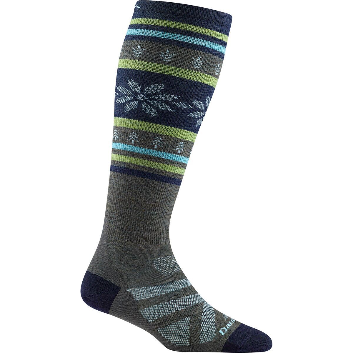 Darn Tough Women's Alpine OTC Lightweight Sock in Gray - Size: Large