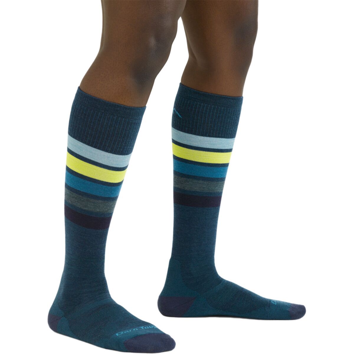Darn Tough Women's Snowburst OTC Midweight Cushion Sock in White - Size: Small