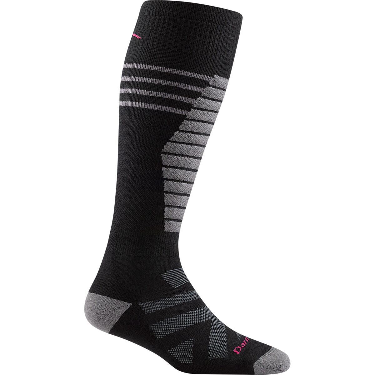 Darn Tough Women's Edge Thermolite OTC Midweight Padded Shin Sock in Black - Size: Medium