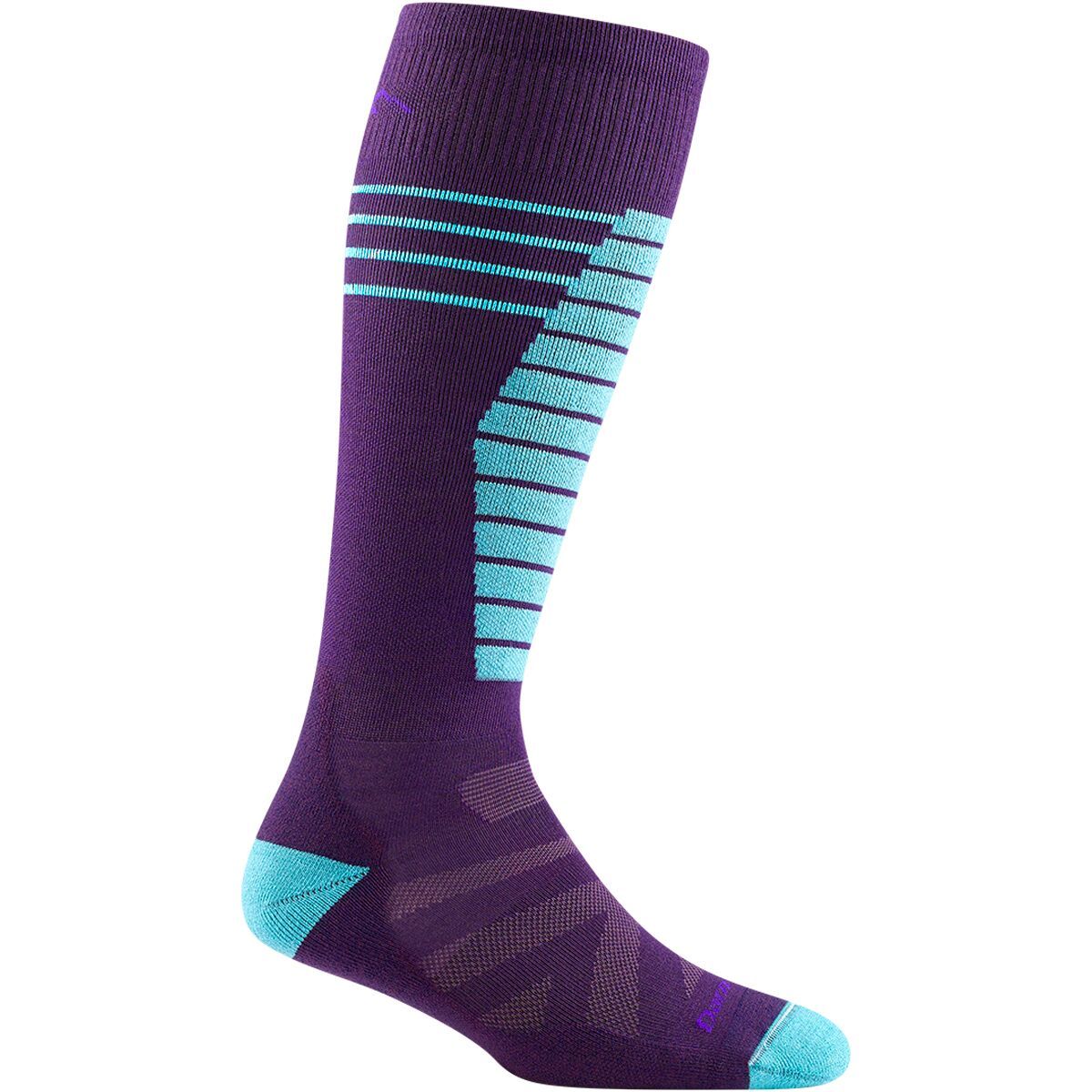 Darn Tough Edge Jr. Midweight Cushion Padded Shin OTC Sock - Kids' in Nightshade - Size: Large
