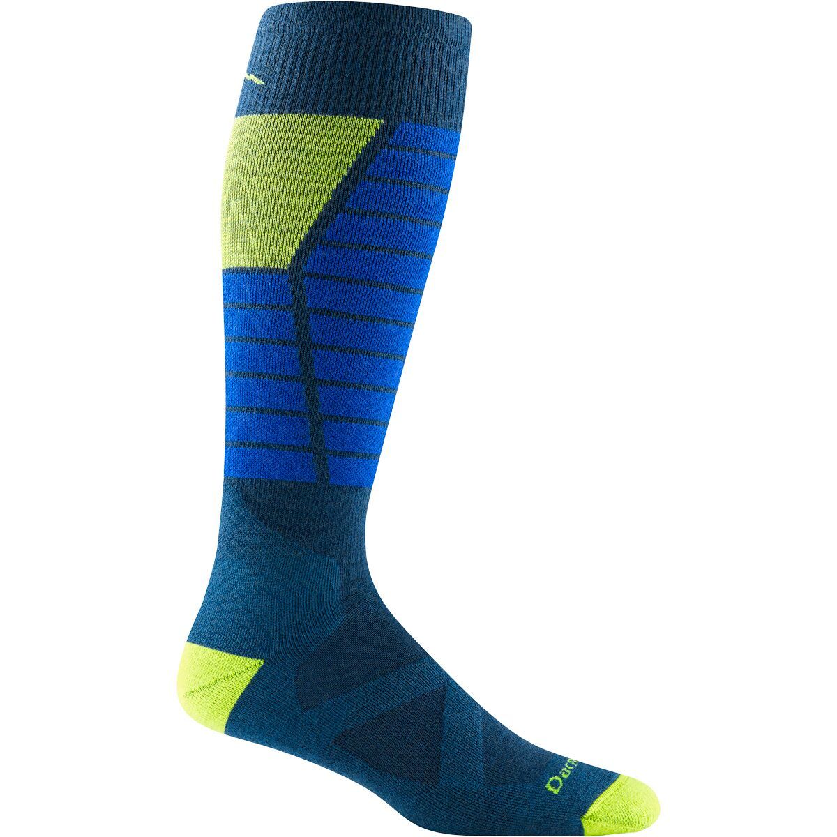 Darn Tough Men's Function X OTC Midweight Cushion Padded Shin Sock in Dark Teal - Size: Medium