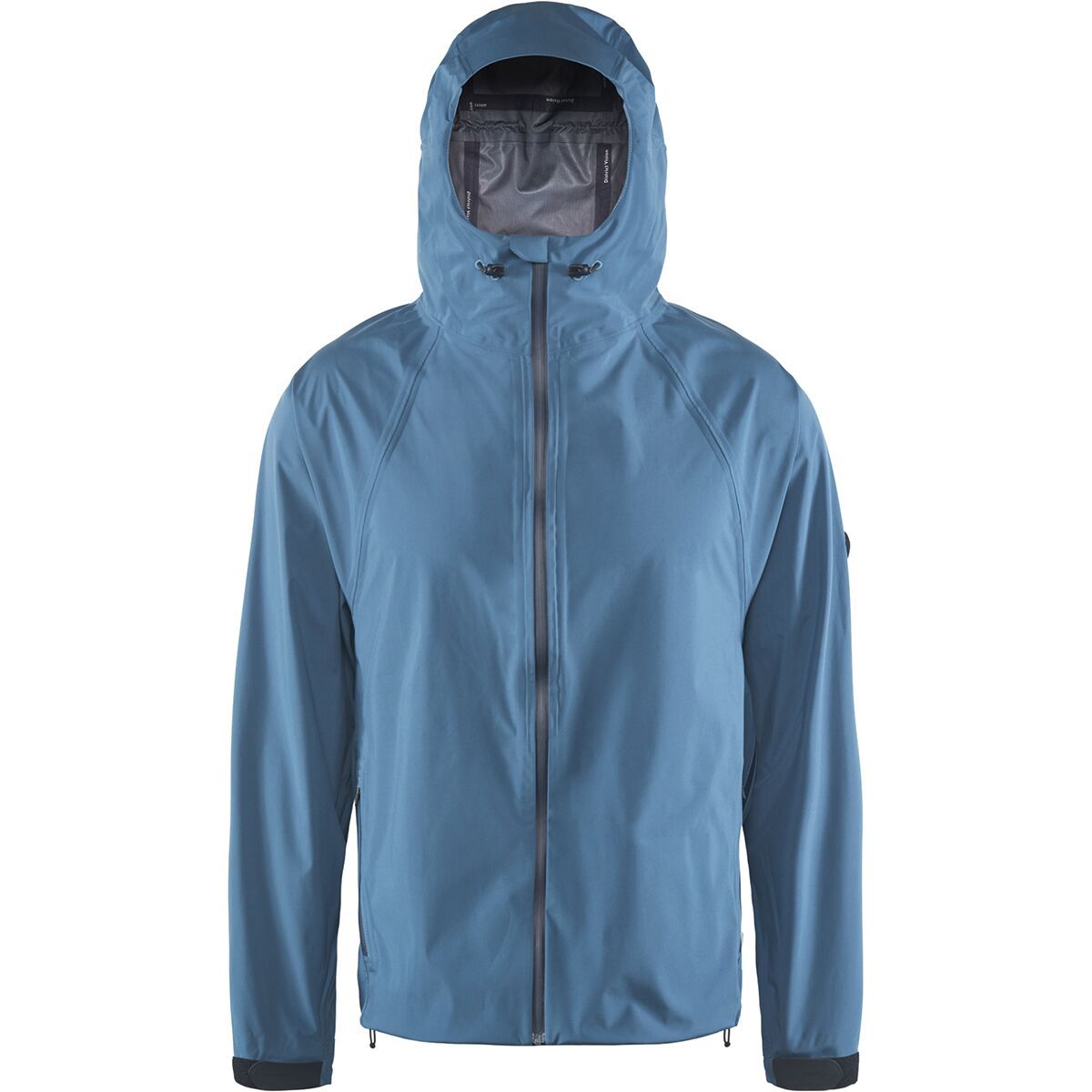 District Vision Men's 3-Layer Waterproof Shell in Slate Blue - Size: Small