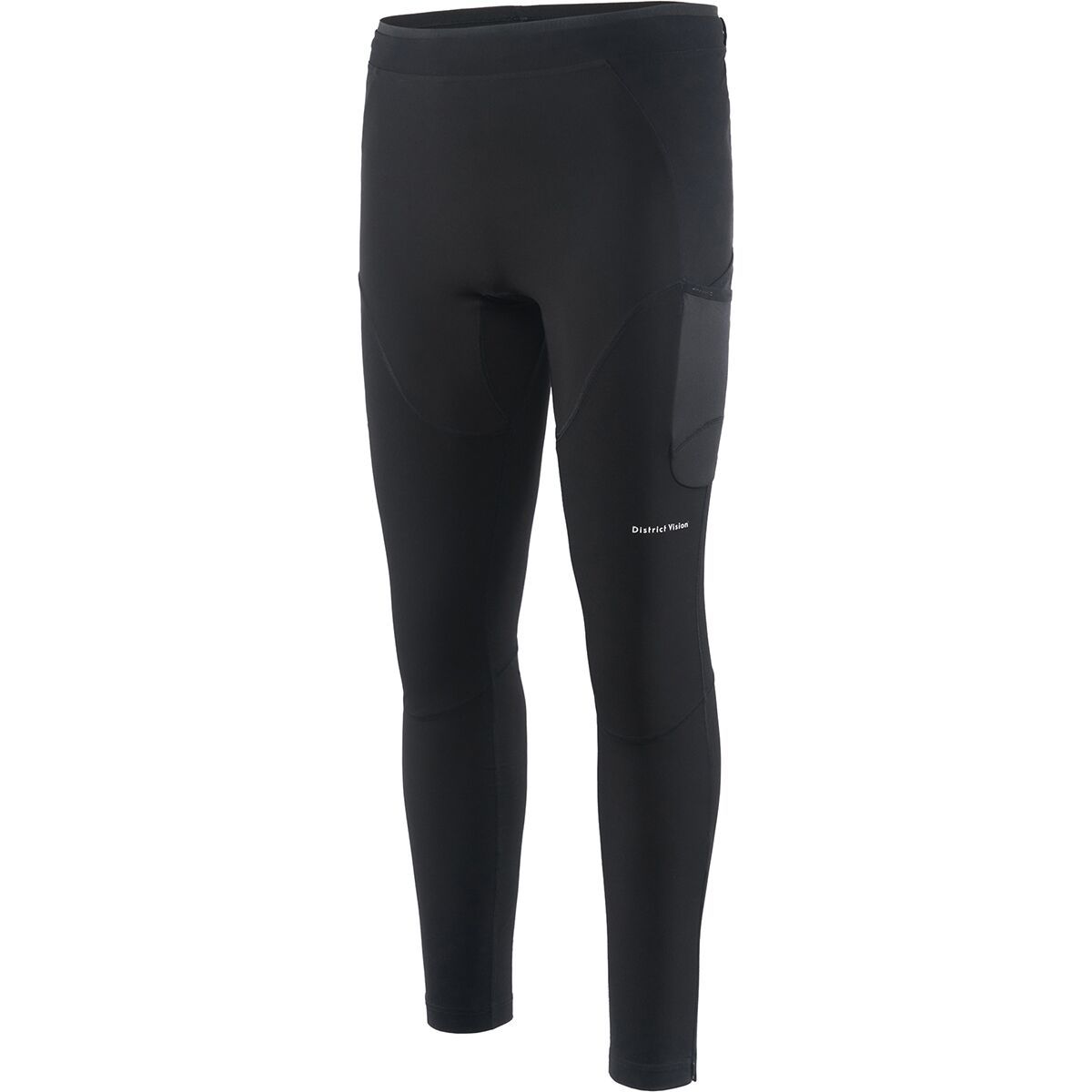 District Vision Men's Cargo Compression Long Tight in Black - Size: XL