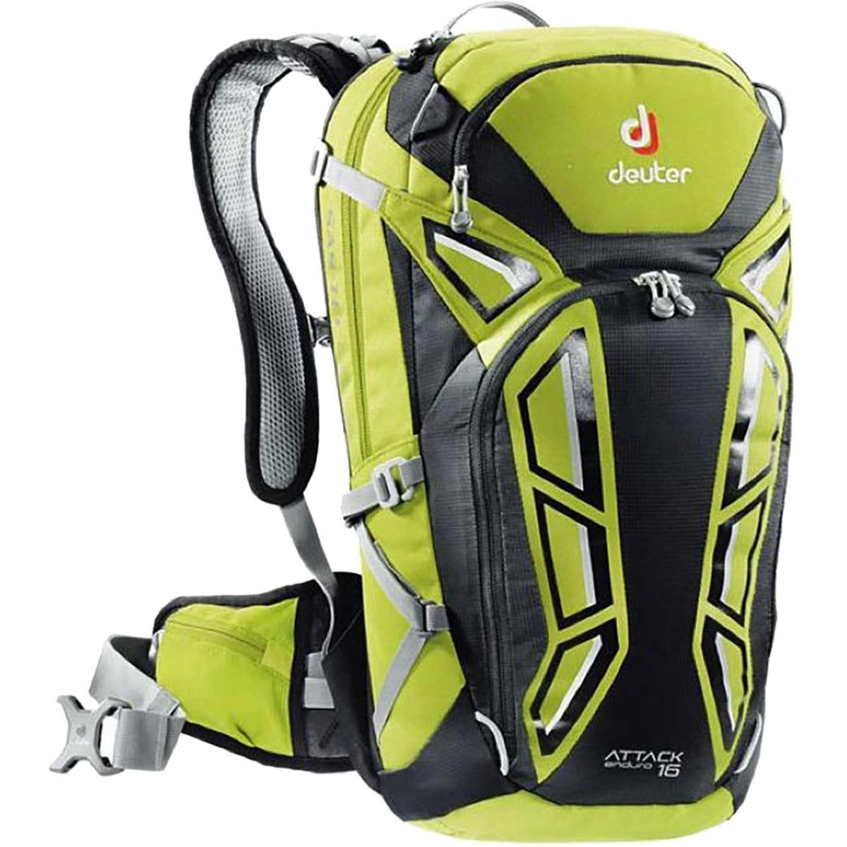 Deuter Attack Enduro 16 Backpack in Apple / Black