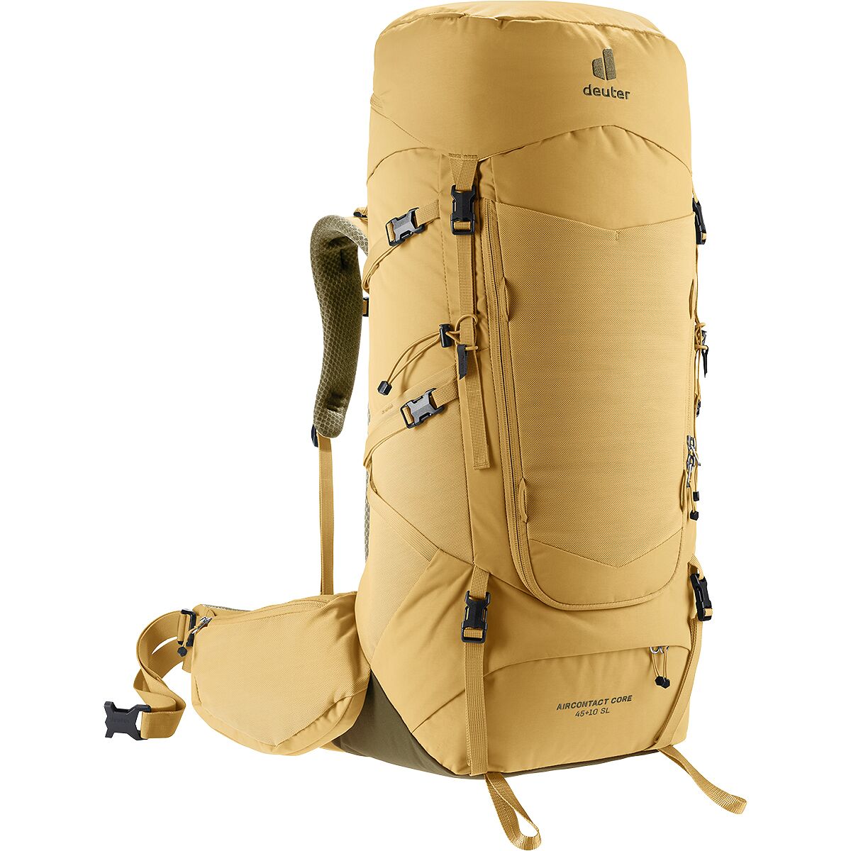 Deuter Women's Aircontact Core SL 45+10L Backpack in Savanna / Nori