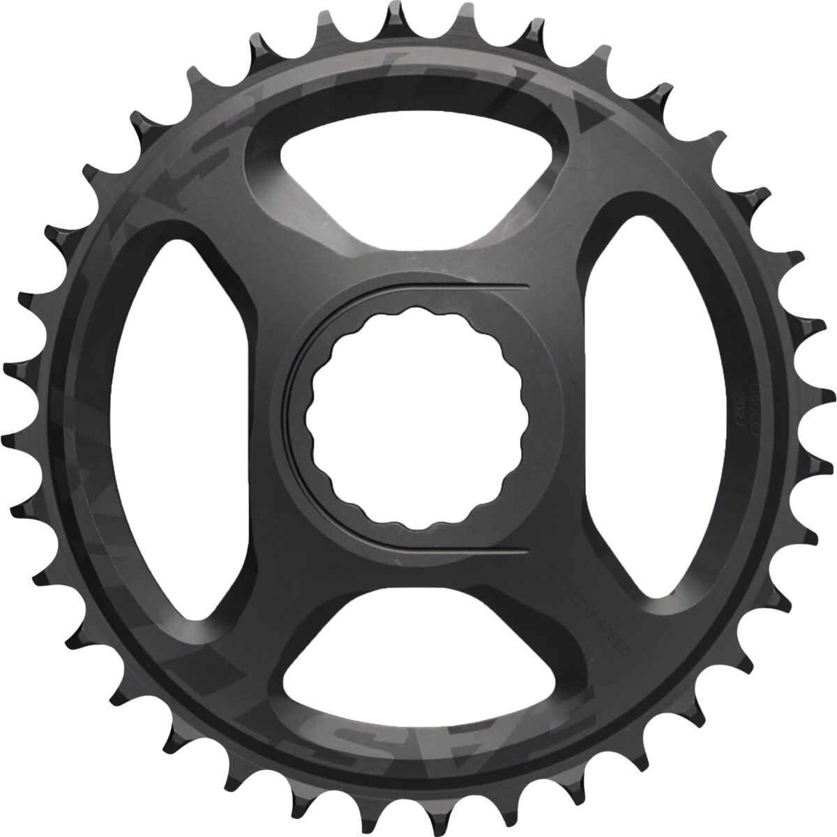 Easton Cinch SRAM Flat Top Chainring in Black - Size: 42t