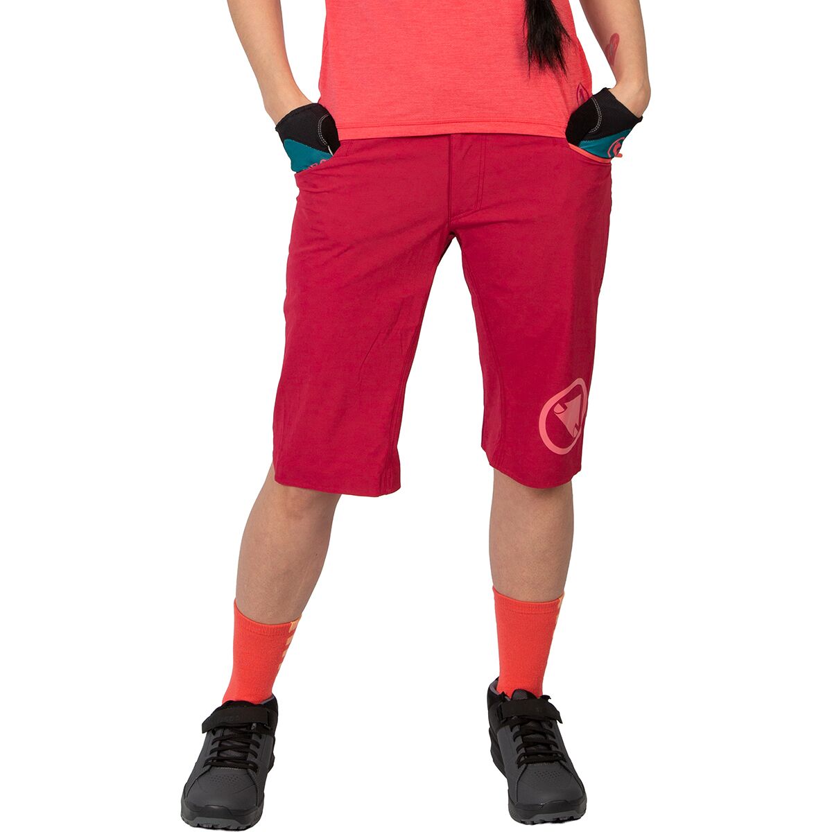 Endura Endura Women's SingleTrack Lite Short Fit Short II in Berry - Size: XS - $35.98 at Steep and Cheap