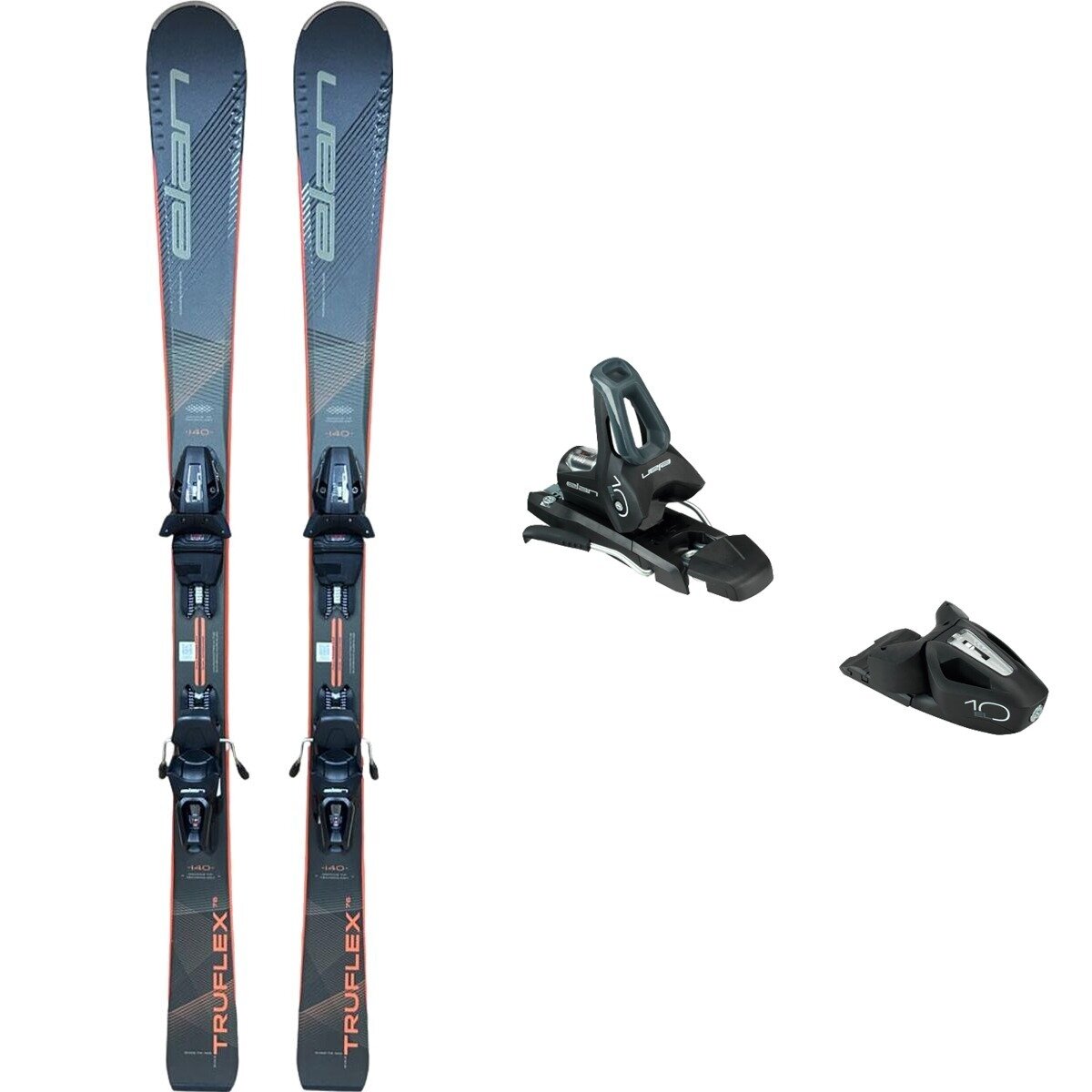 Elan Elan Truflex 76 Ls Ski + El 10.0 Gw Shift Binding - 2025 in Red / Black / Green - Size: 168cm/B85mm - $379.99 at Steep and Cheap