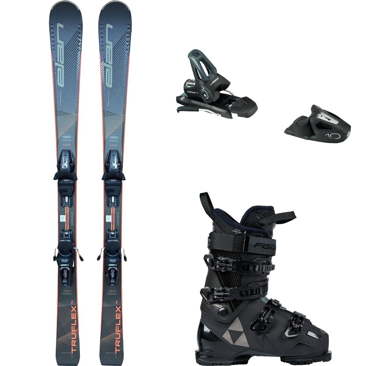 Elan Elan Truflex 76 Ls Ski + El 10 Shift Binding + Premio 80 Boot in Red / Blk - Size: 160cm/29.5/85mm - $593.70 at Steep and Cheap