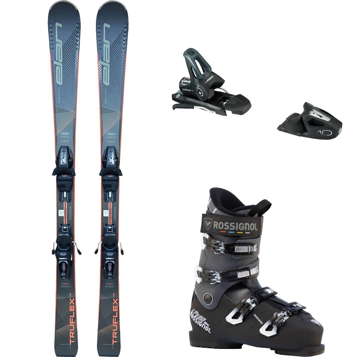 Elan Elan Truflex 76 Ls Ski + El 10 Shift Binding + Speed 80 HV+ Boot in Red / Blk - Size: 176cm/29.5/85mm - $649.95 at Steep and Cheap