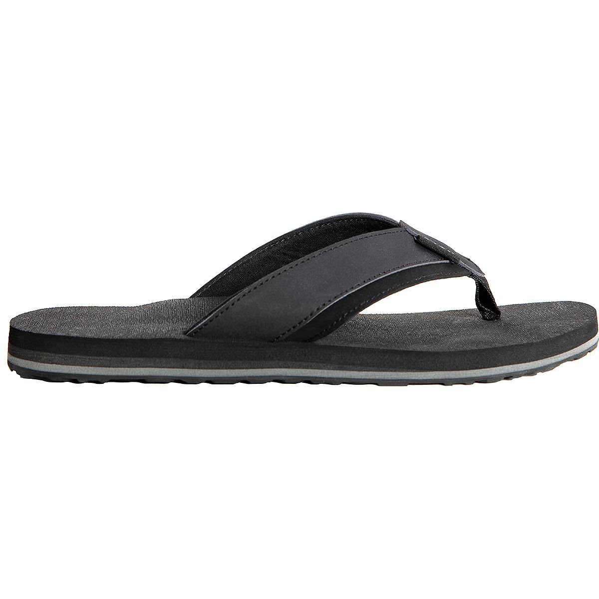 Evolv Men's Sling Flip Flop in Black - Size: 12
