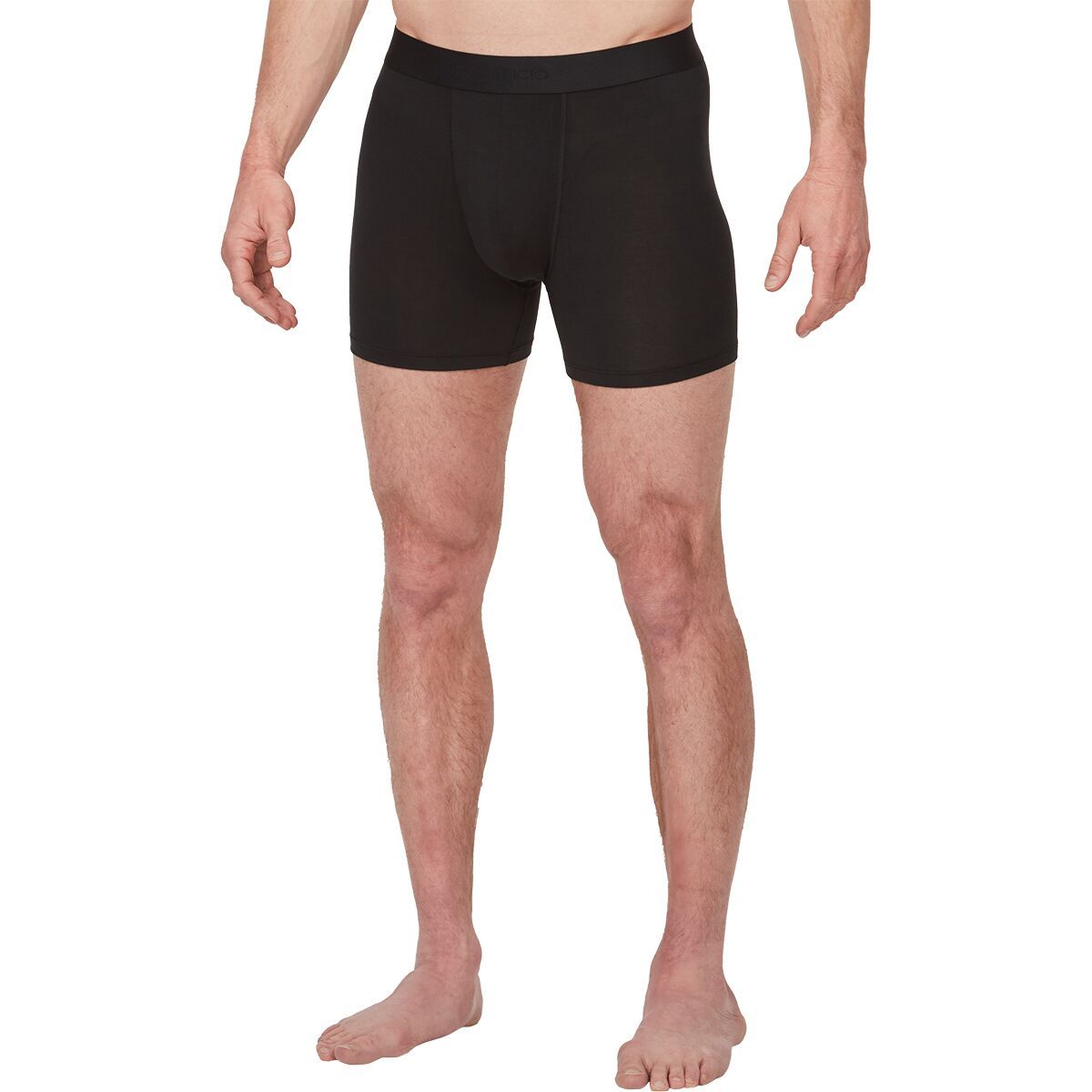 ExOfficio Men's Everyday Boxer Brief in Papyrus / Sunshine Stripe - Size: Small