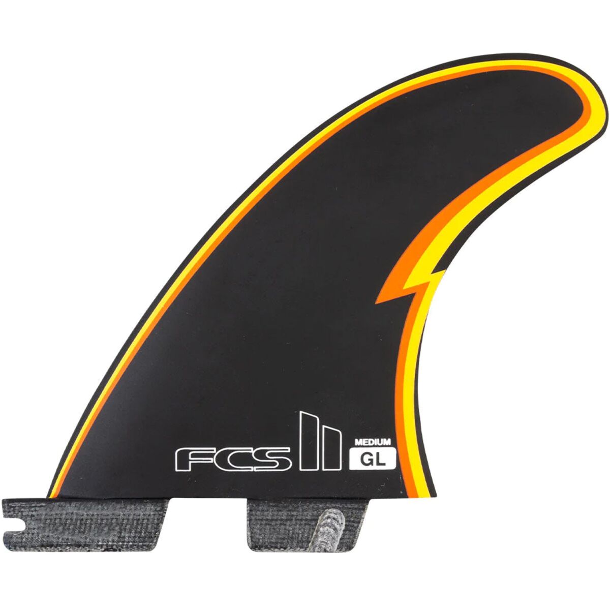 FCS II GL PC Tri-Quad Fin in Black - Size: Medium