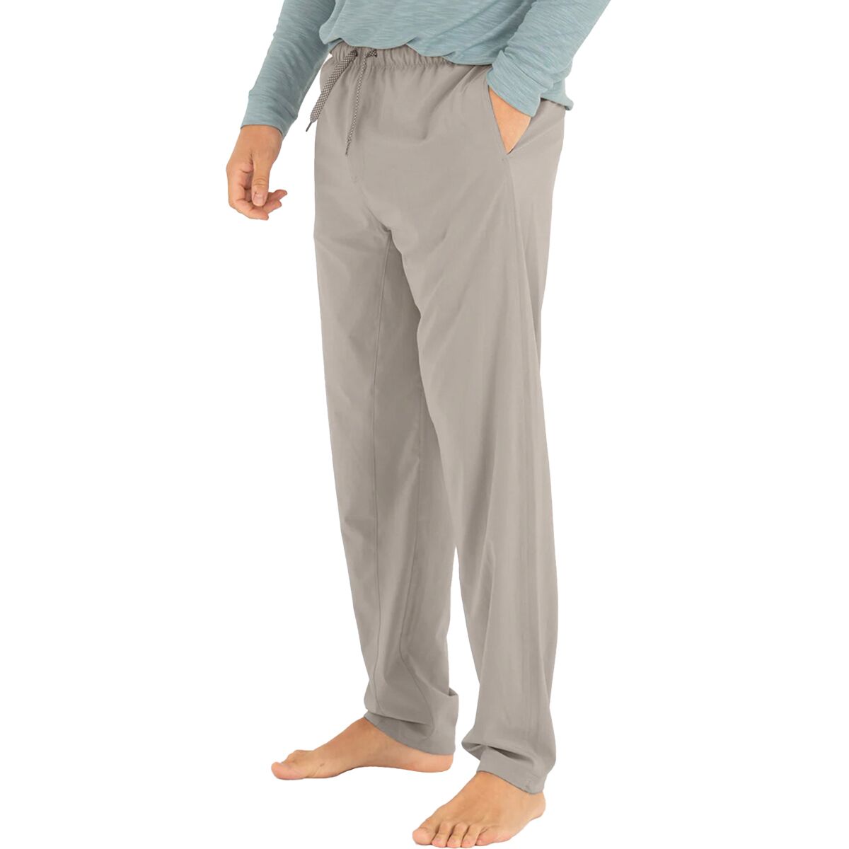 Free Fly Men's Breeze Pant in Cement - Size: Large