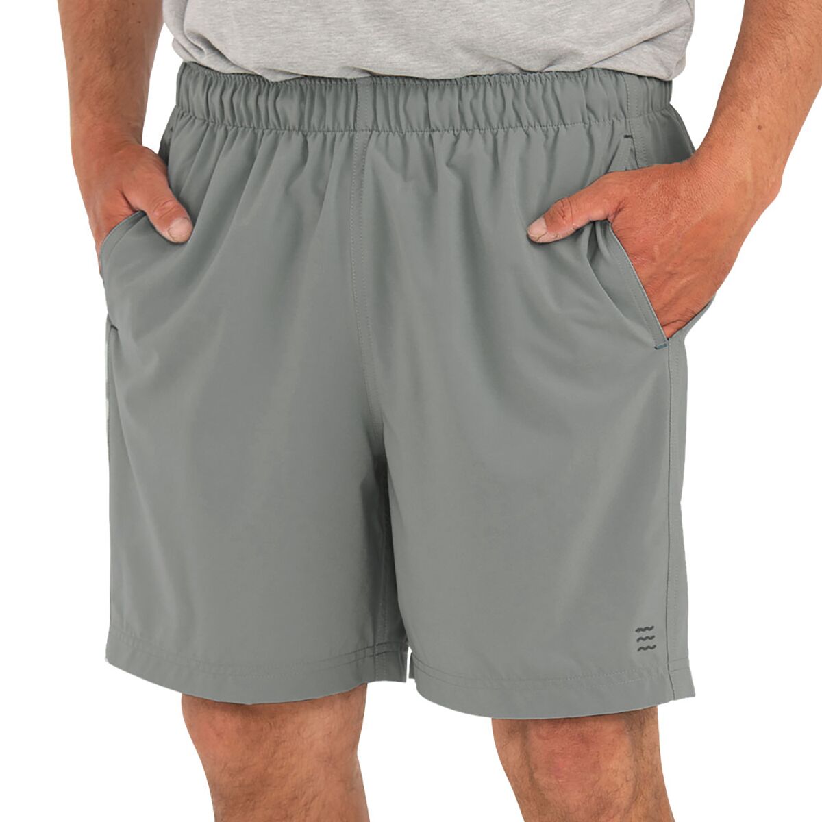 Free Fly Men's Breeze 6in Short in Cement - Size: XXL