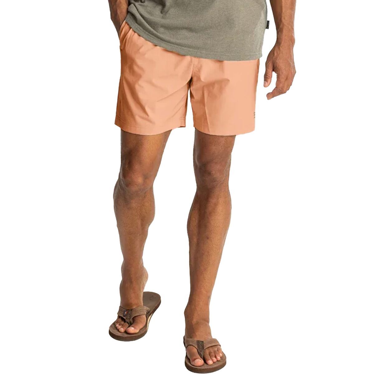 Free Fly Men's Breeze 6in Short in Rust - Size: Small