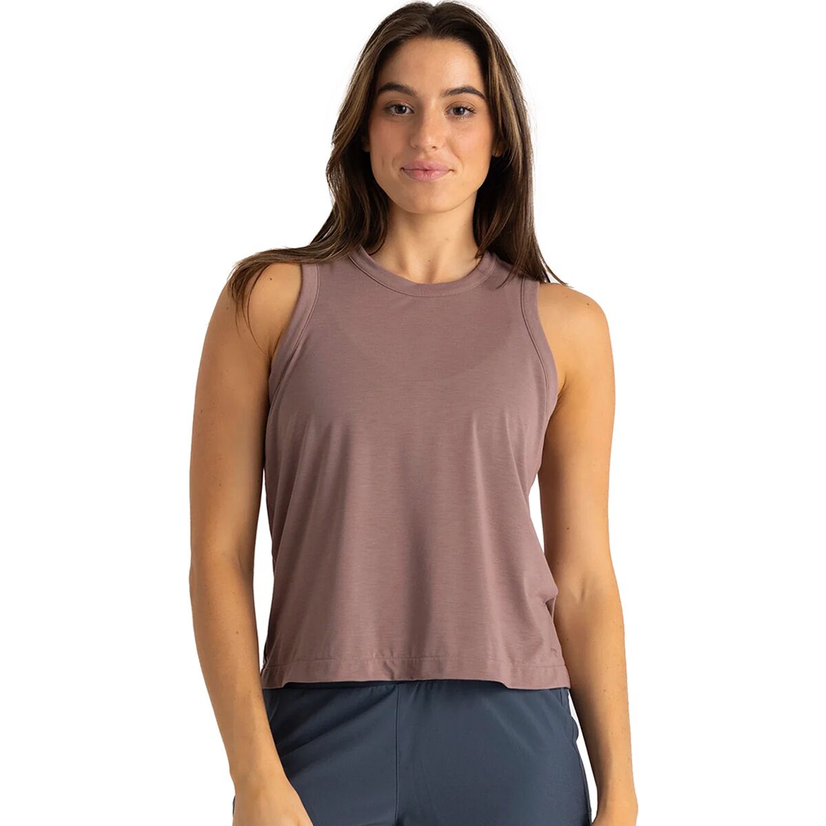 Free Fly Free Fly Women's Elevate Lightweight Tank Top in Fig - Size: XL - $35.96 at Steep and Cheap