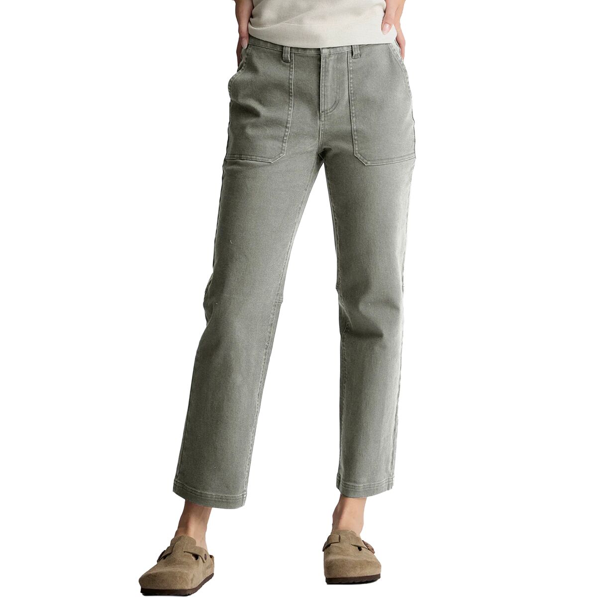 Free Fly Women's Folly Twill Pant in Smokey Olive - Size: 2