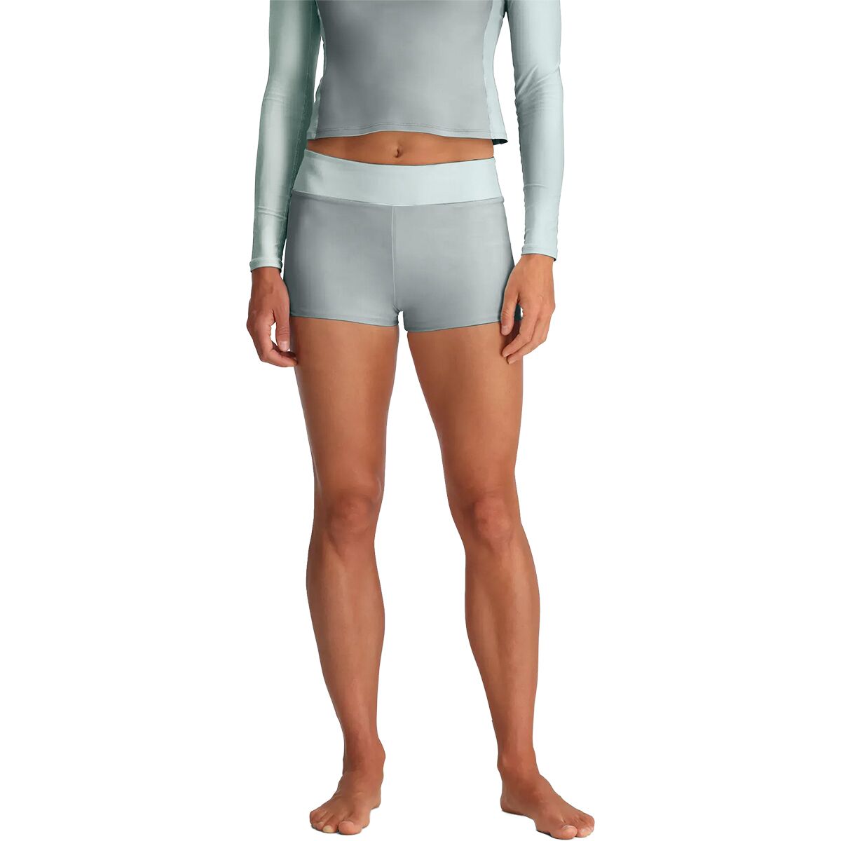 Free Fly Free Fly Women's Wavebound Surf Short in Ocean Mist / Tropic Sea - Size: Medium - $55.46 at Steep and Cheap