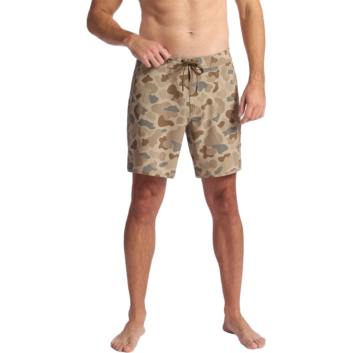 Free Fly Free Fly Men's Dawn Patrol Boardshort in Vintage Camo - Size: 32 - $58.46 at Steep and Cheap