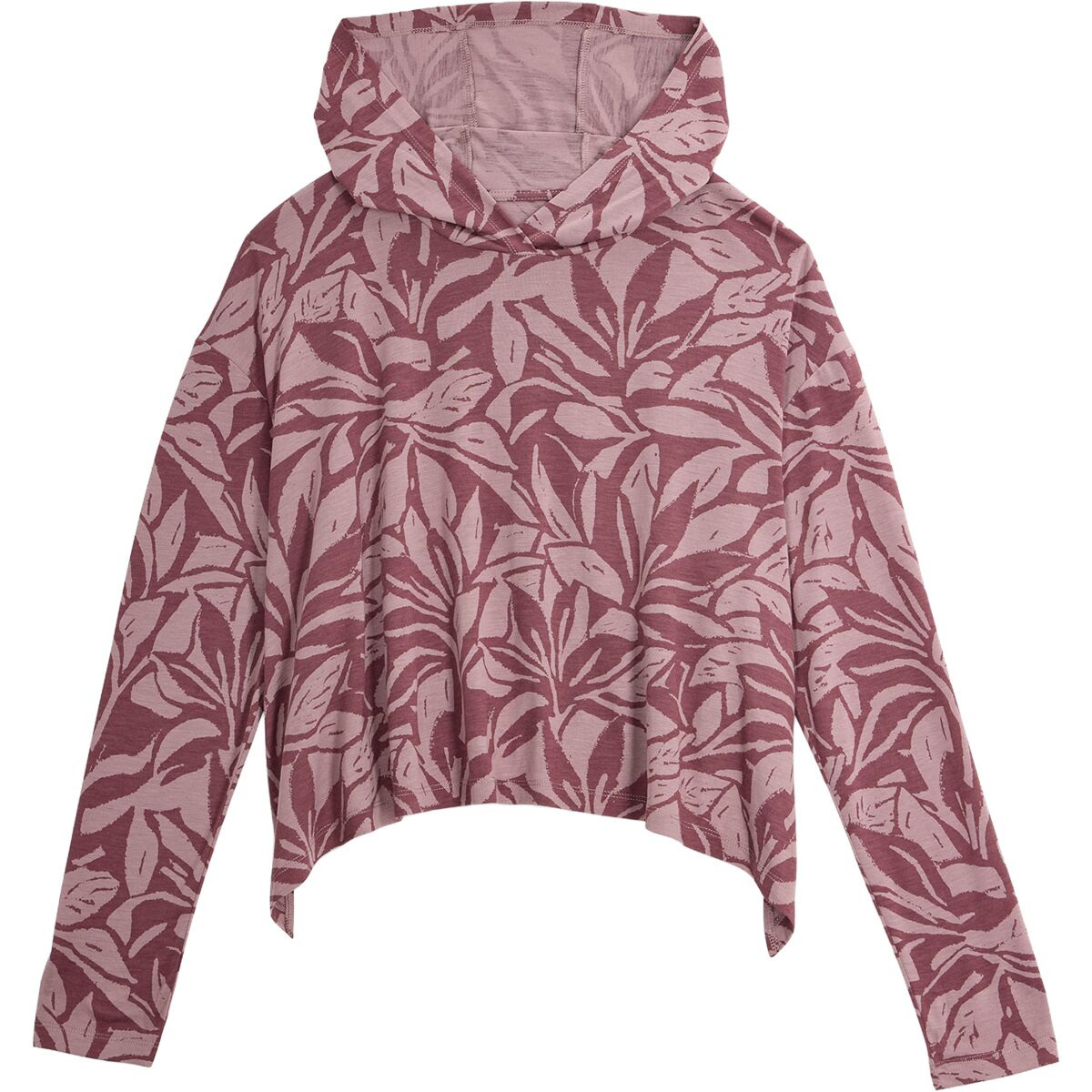 Free Fly Free Fly Women's Lightweight Cropped Hoodie in Canopy Print Fig - Size: Medium - $55.46 at Steep and Cheap