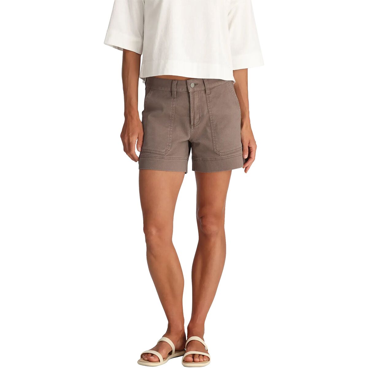 Free Fly Women's Folly Twill Short in Fossil - Size: 2