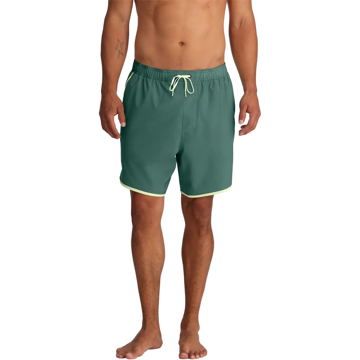 Free Fly Free Fly Men's Lined Downshore Trunk in Sea Pine - Size: Large - $58.46 at Steep and Cheap