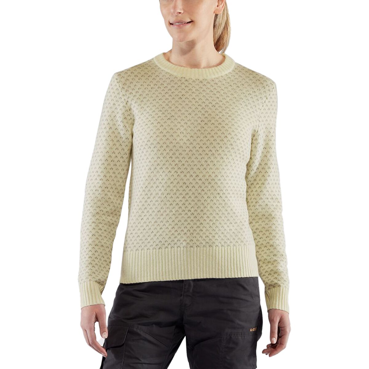 Fjallraven Fjallraven Women's Ovik Nordic Sweater in Chalk White - Size: XS - $116.97 at Steep and Cheap
