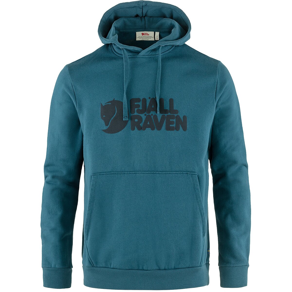 Fjallraven Fjallraven Men's Logo Hoodie in Deep Sea - Size: Small - $52.48 at Steep and Cheap