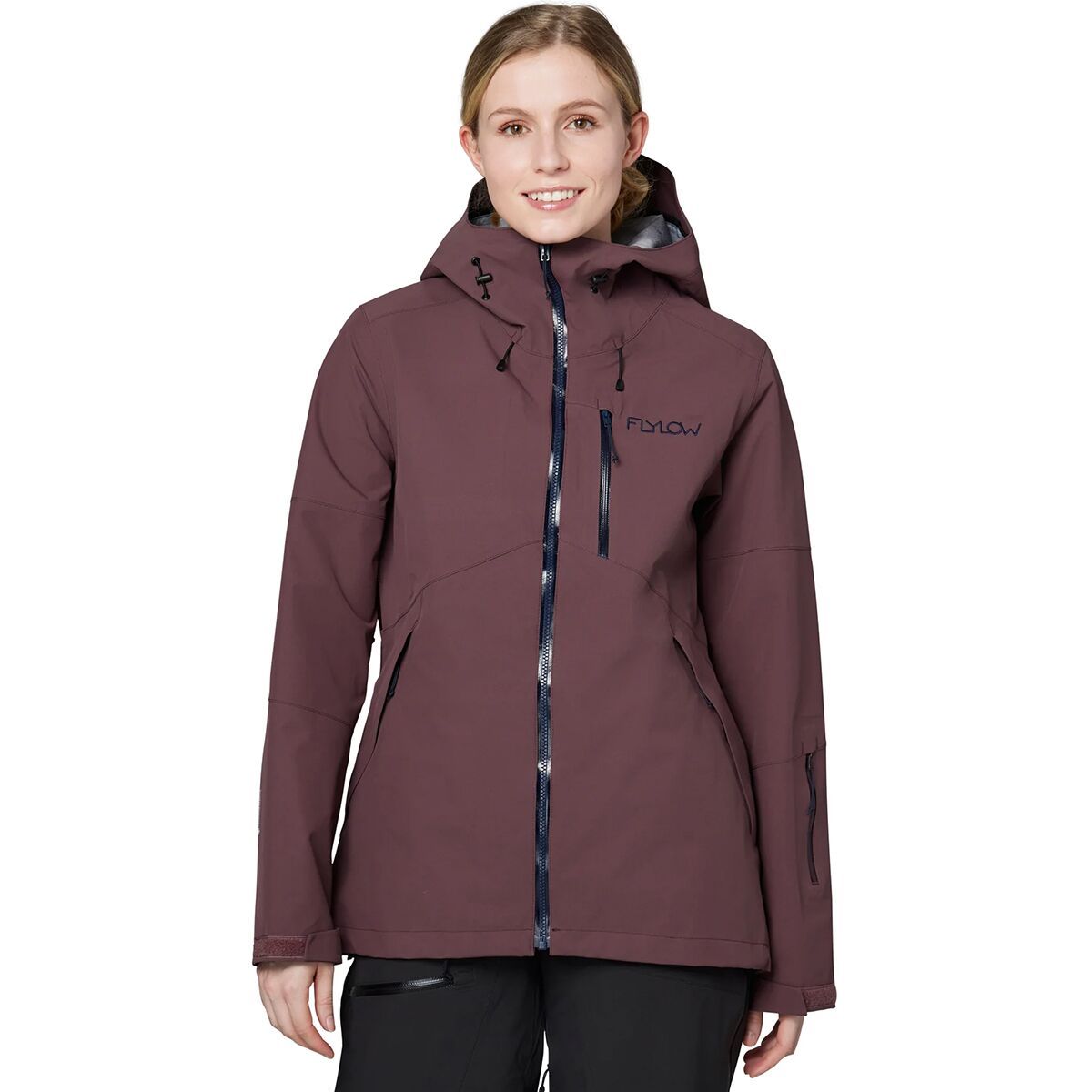 Flylow Women's Billie Coat in Berry / Mint - Size: XS