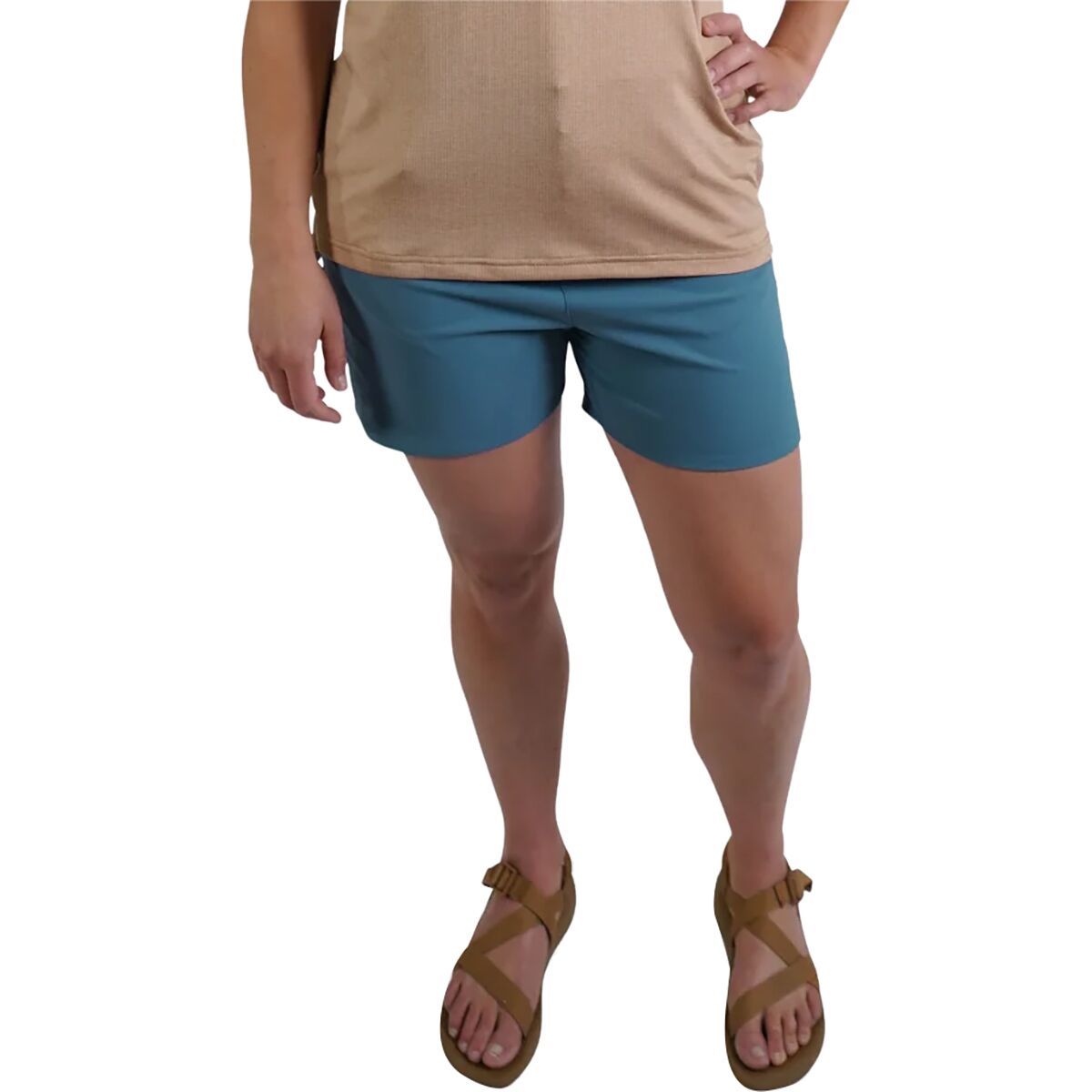 Flylow Women's High-Waisted Life Short in Blush - Size: 10