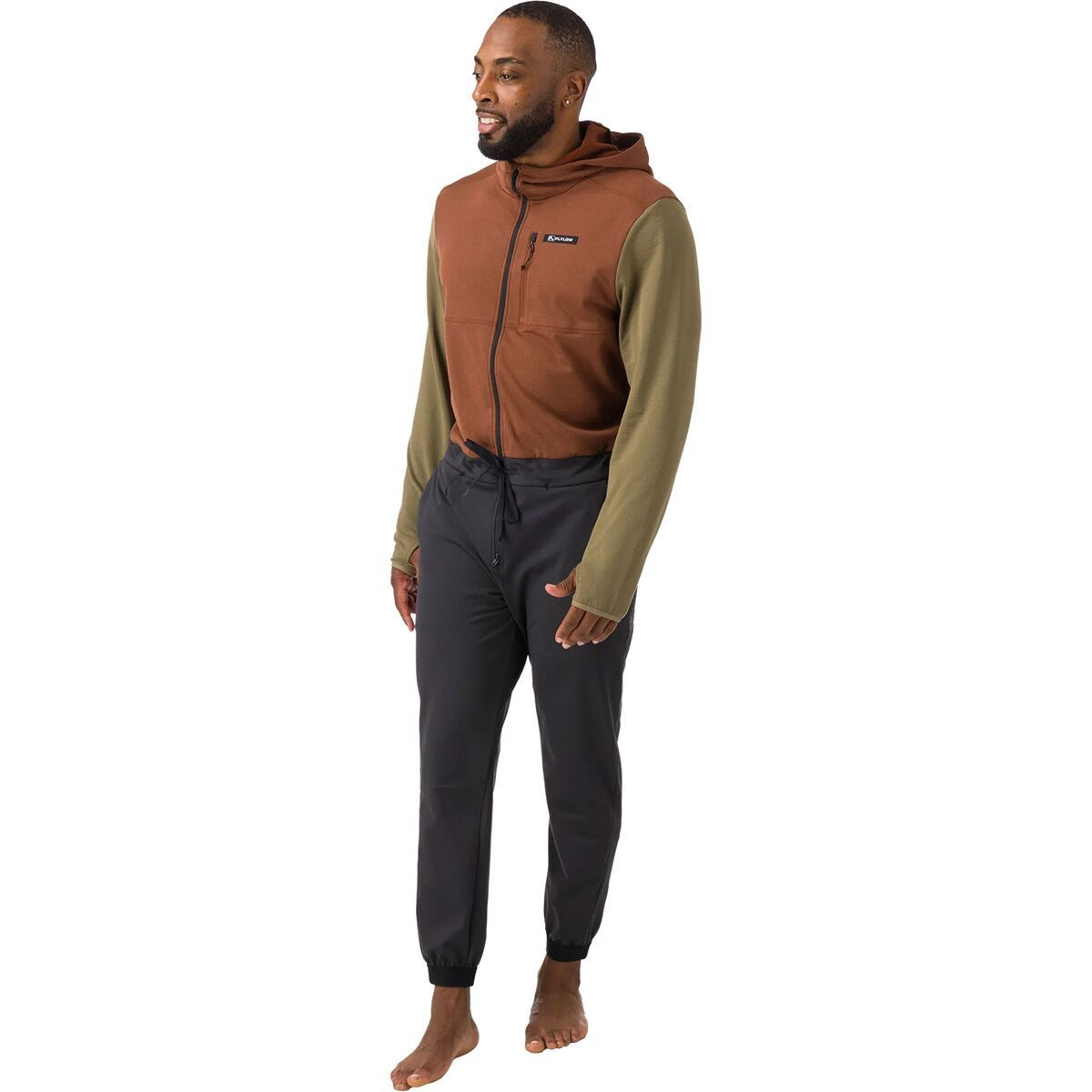Flylow Men's Bobby Fleece One-Piece in Black - Size: XXL