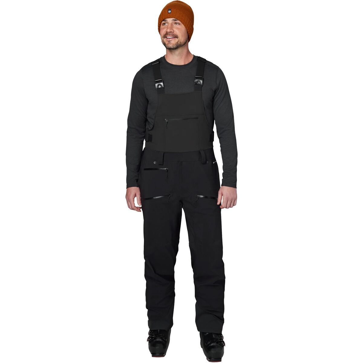 Flylow Men's Smythe Bib Pant in Black - Size: XL