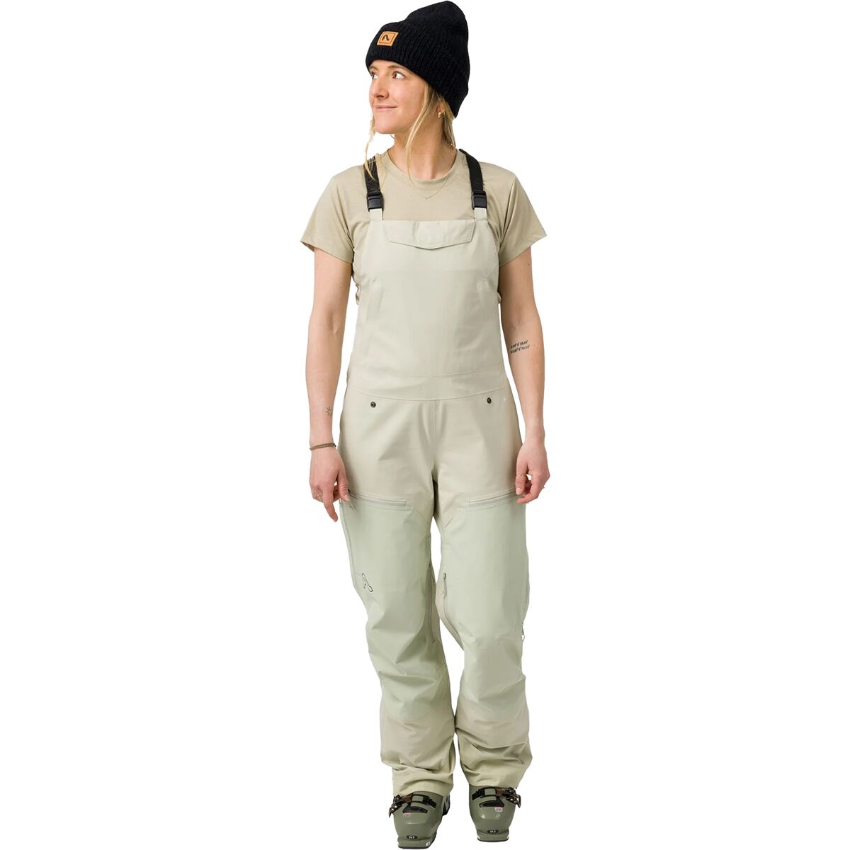 Flylow Women's Moxie Bib Pant in Mist - Size: 4/Regular