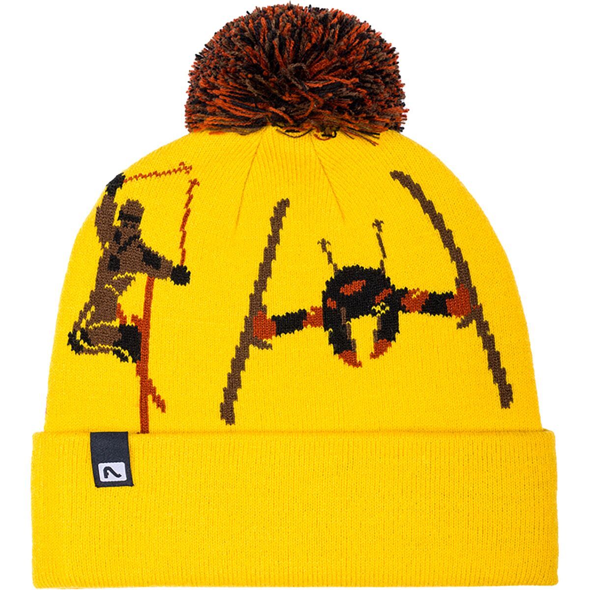 Flylow Revival Pom Beanie in Butterscotch