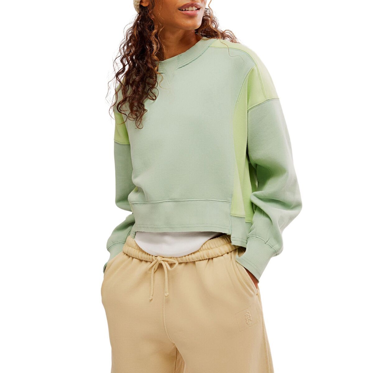 FP Movement Women's Intercept Pullover in Blue Grey - Size: XL