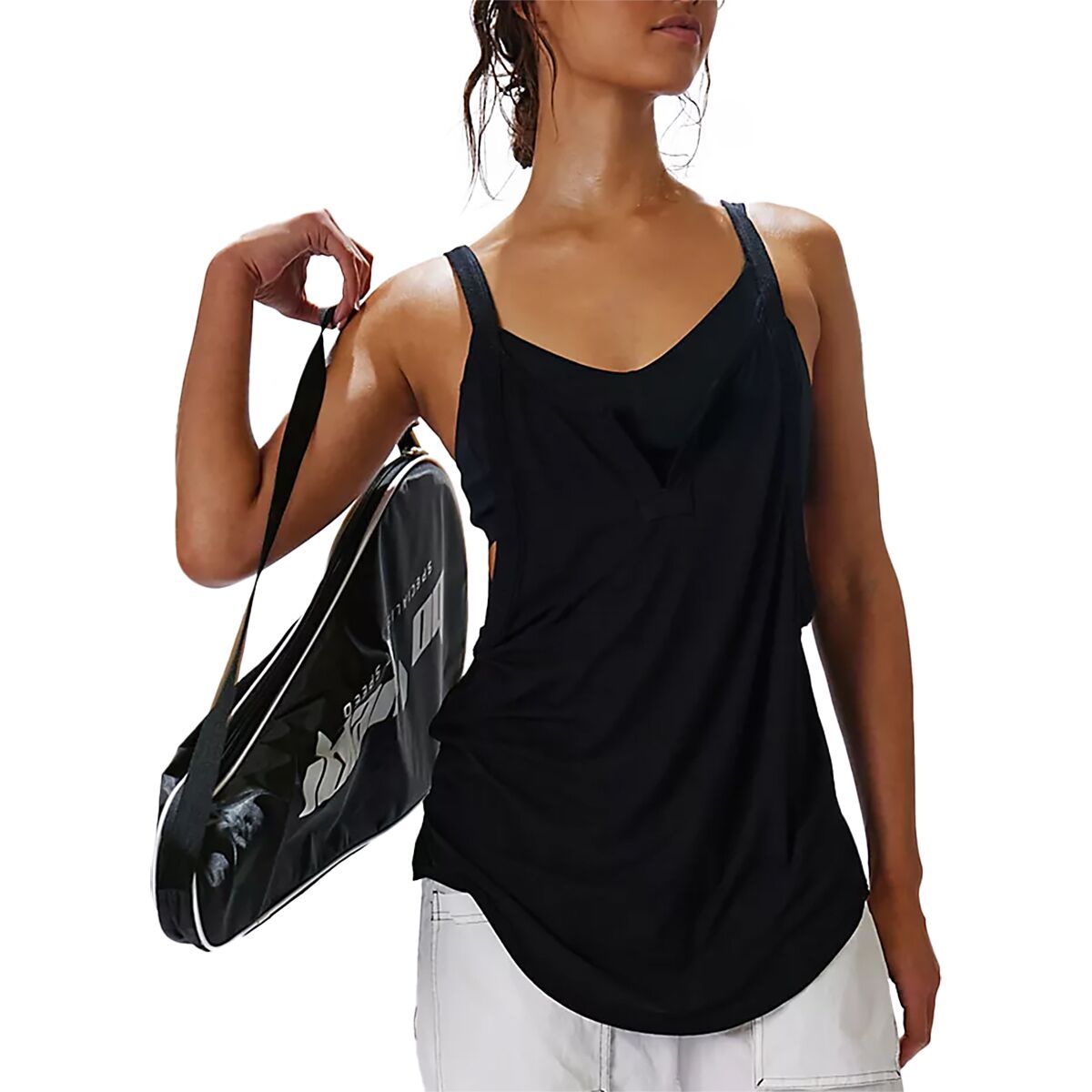 FP Movement Women's Batter Up Tank Top in Black Combo - Size: Medium
